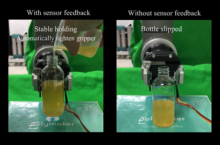 Magnetic Skin Sensor Improves Prosthesis Movement